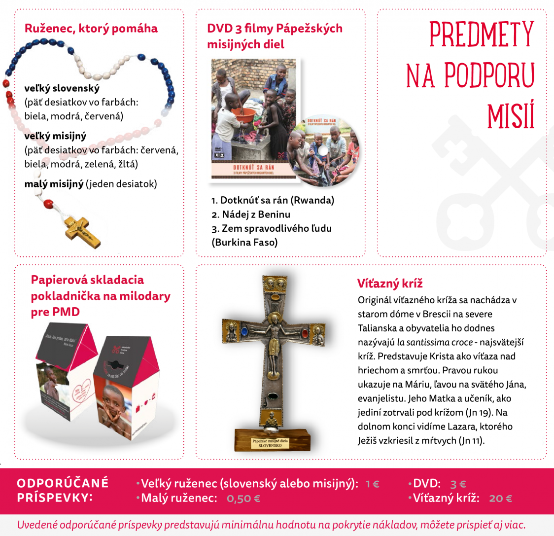 Misijné predmety misijné ružence