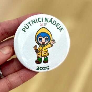 Tag "Pútnici nádeje" (ø5,6cm)